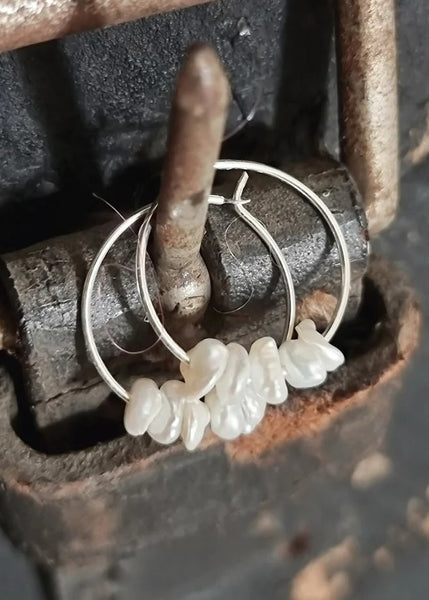 Paird</p>Moon Tide Hoops