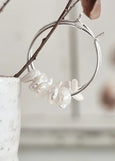 Paird</p>Moon Tide Hoops