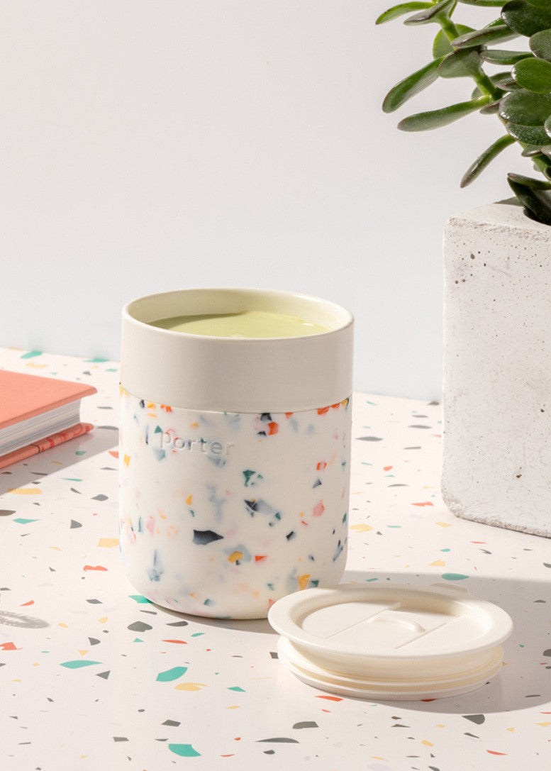 SALE  |  Porter by W&P</p>Ceramic To-Go Mug</p>(Terrazzo collection)