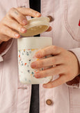 Porter by W&P</p>Ceramic To-Go Mug</p>(Terrazzo collection)