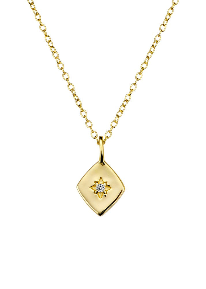 Mae</p>North Star Necklace</p>(Gold Plated)