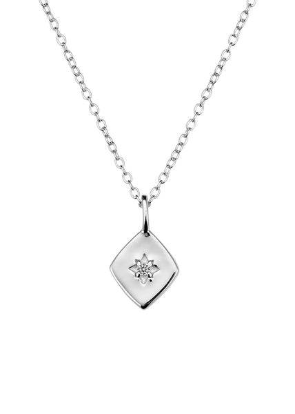 Mae</p>North Star Necklace</p>(Sterling Silver)