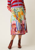 SALE  |  Nancybird</p>Adi Button Skirt</p>(Banksia Print)