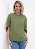 Native World</p>Split Sleeve Poncho</p>(Pistachio)