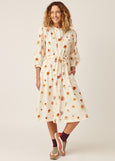 SALE  |  Nancybird</p>Edie Drawstring Dress</p>(Paper Daisy Cream)