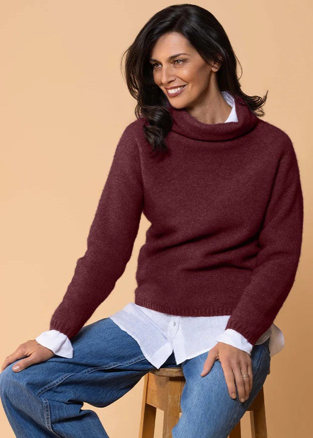 Noble Wilde</p>Moss Stitch Cowl</p>(Port)