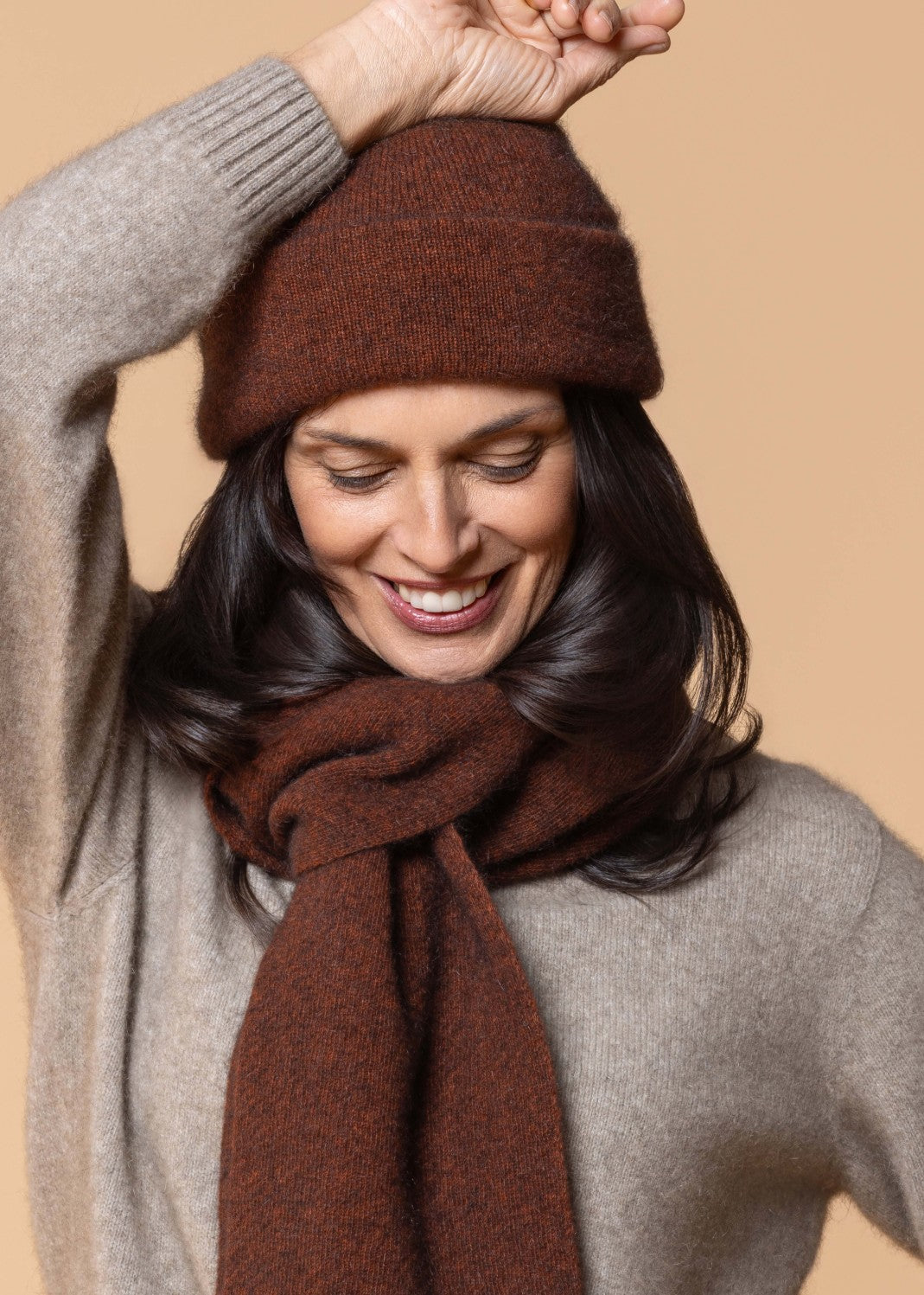 Noble Wilde</p>Double Layer Possum Beanie</p>(available in more colours)