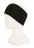 Native World</p>Cable Headband</p>(Charcoal & Silver)