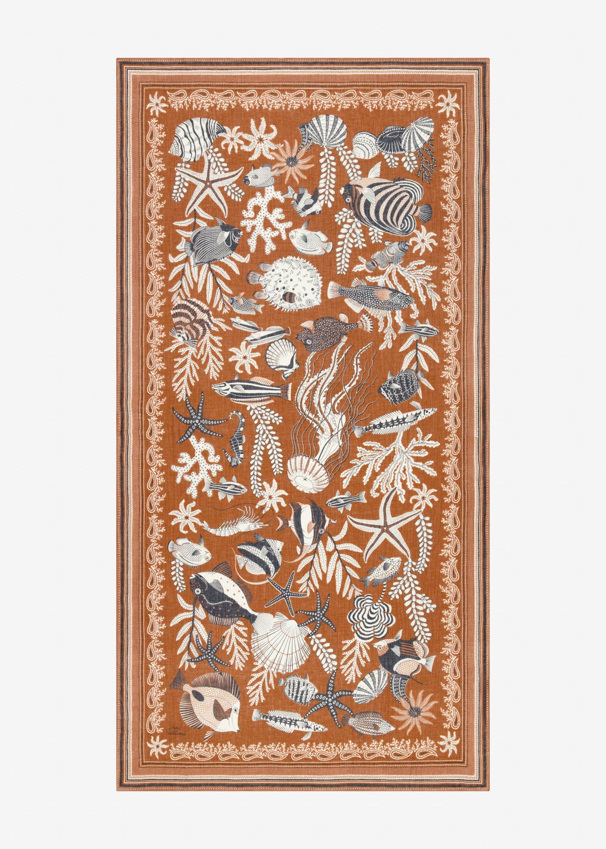 Inoui Editions</p>Neptune Scarf</p>(Golden Brown)