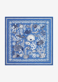 Inoui Editions</p>Neptune Square Scarf</p>(Blue)
