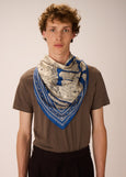 Inoui Editions</p>Neptune Square Scarf</p>(Blue)