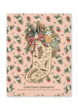 Bespoke Letterpress</p>Christmas Ornament</p>(Stocking)