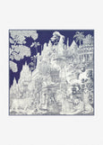 Inoui Editions</p>Piranesi Square Scarf</p>(Navy)