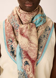 Inoui Editions</p>Piranesi Square Scarf</p>(Turquoise)
