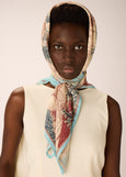 Inoui Editions</p>Piranesi Square Scarf</p>(Turquoise)