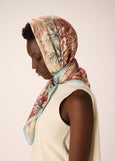 Inoui Editions</p>Piranesi Square Scarf</p>(Turquoise)