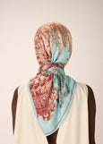 Inoui Editions</p>Piranesi Square Scarf</p>(Turquoise)