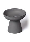 Aery Living</p>Porcini Candle Holder</p>(Charcoal, White)