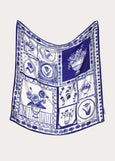 Nancybird</p>Silk Scarf</p>(Lyon Tile)