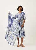 Nancybird</p>Silk Scarf</p>(Lyon Tile)