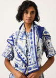 Nancybird</p>Silk Scarf</p>(Lyon Tile)