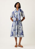 Nancybird</p>Silk Scarf</p>(Lyon Tile)