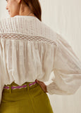 Louise Misha</p>Jally Shirt</p>(Off White)