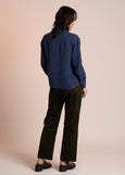 Neris</p>Wale Riser Pant</p>(Moss)