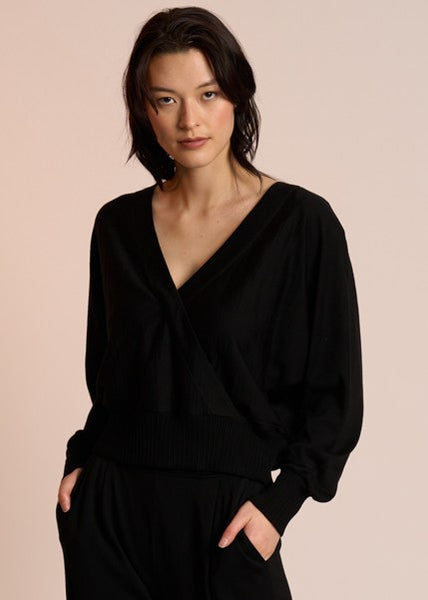 Neris</p>Double Take Top</p>(Black)