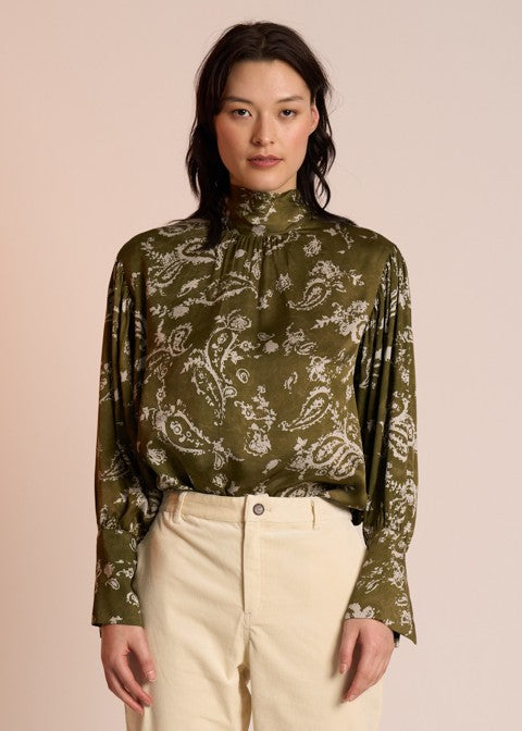 Neris</p>Rhapsody Blouse</p>(Lichen)