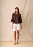 Neris</p>Rumi Blouse</p>(Mahogamy)