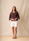 Neris</p>Rumi Blouse</p>(Mahogamy)