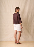 Neris</p>Rumi Blouse</p>(Mahogamy)