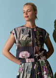 Nancybird</p>ARRIVING SOON! Sabrina Top</p>(Charcoal Archive Floral)
