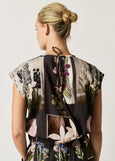 Nancybird</p>ARRIVING SOON! Sabrina Top</p>(Charcoal Archive Floral)