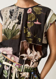 Nancybird</p>ARRIVING SOON! Sabrina Top</p>(Charcoal Archive Floral)