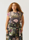 Nancybird</p>ARRIVING SOON! Sabrina Top</p>(Charcoal Archive Floral)