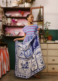 Nancybird</p>Silk Scarf</p>(Lyon Tile)