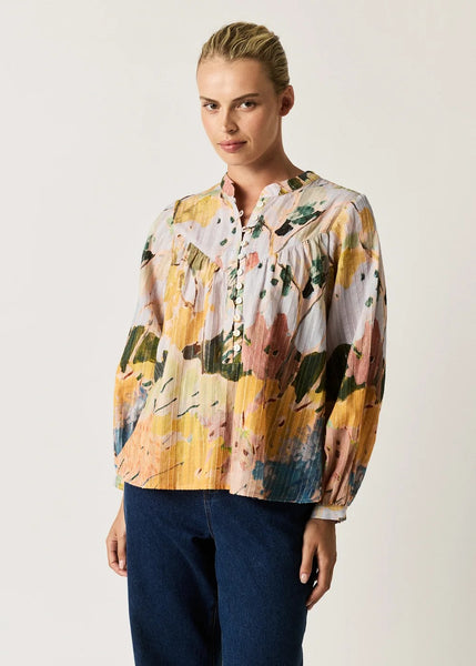 Nancybird</p>Sierra Blouse Long Sleeve</p>(Sunny Clearing)