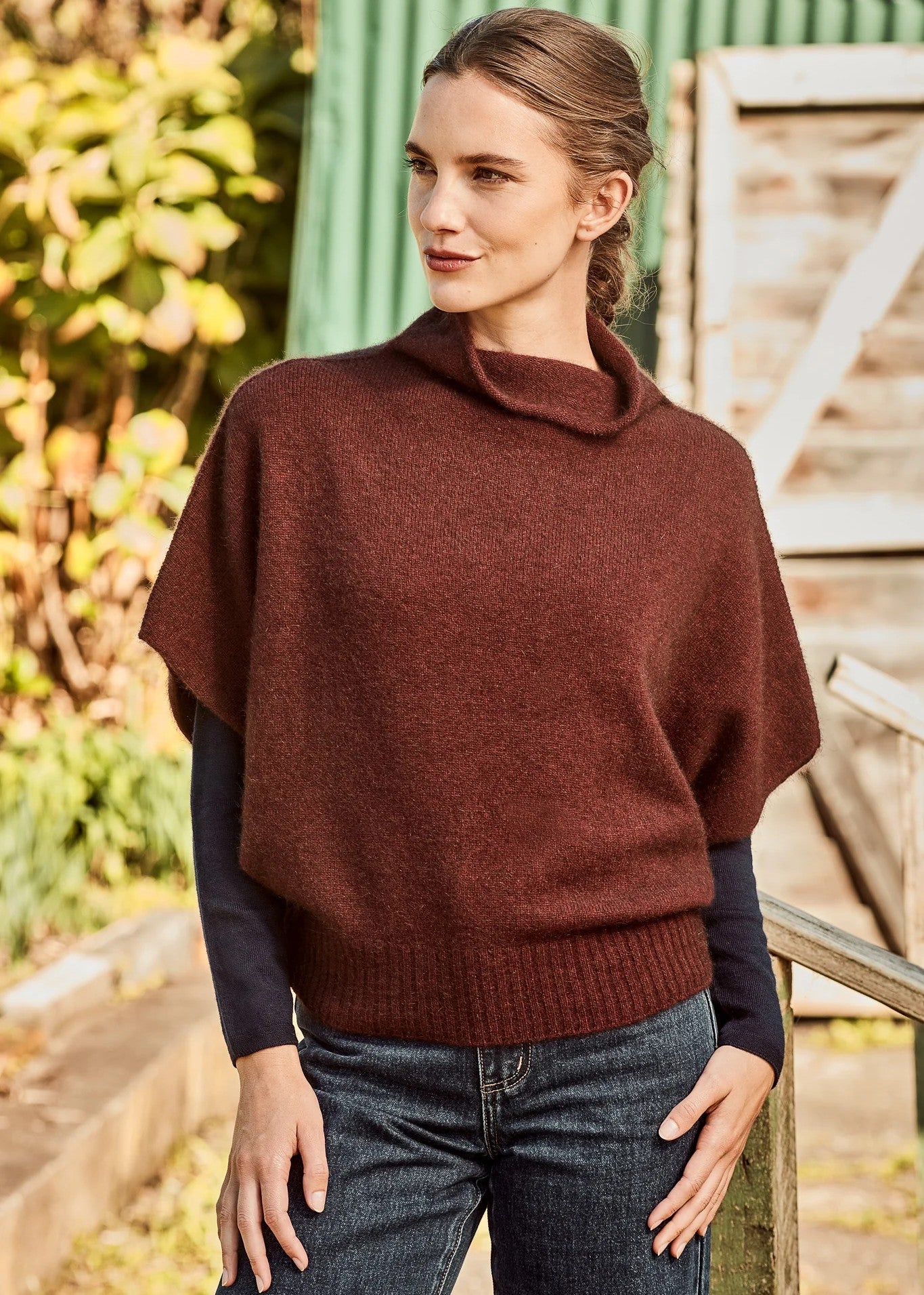 McDonald Textiles</p>Shrug Sweater</p>(Waina)