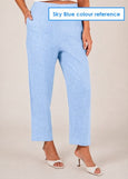 See Saw</p>7/8 Drawstring Pant</p>(Sky Blue)
