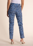 TWO-T's</p>Abstract Print Pull On Pant</p>(Blue Abstract)