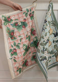 Bespoke Letterpress</p>Tea Towel</p>(Strawberries)
