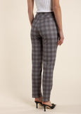 TWO-T's</p>Check Pull On Pant</p>(Clove Check)