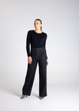 TWO-T's</p>Crew Neck Merino Top</p>(Ink)