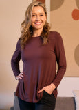 Tani</p>Cara Long Sleeve</p>(Merlot)