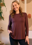 Tani</p>Cara Long Sleeve</p>(Merlot)