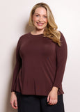 Tani</p>Cara Long Sleeve</p>(Merlot)