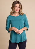 Tani</p>Tilly 3/4 Sleeve</p>(Peacock)