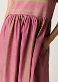 Nancybird</p>Woven Tathra Dress</p>(Bottle Brush Stripe)